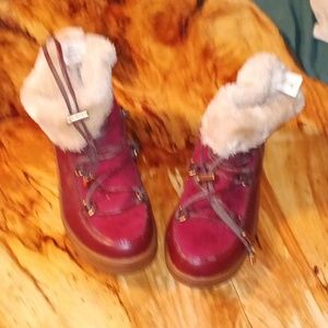 Mi.im ladies five and a half all men made materials booties shoes